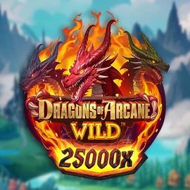 Dragons of Arcane Wild logo by Foxium at Nyxbets Casino