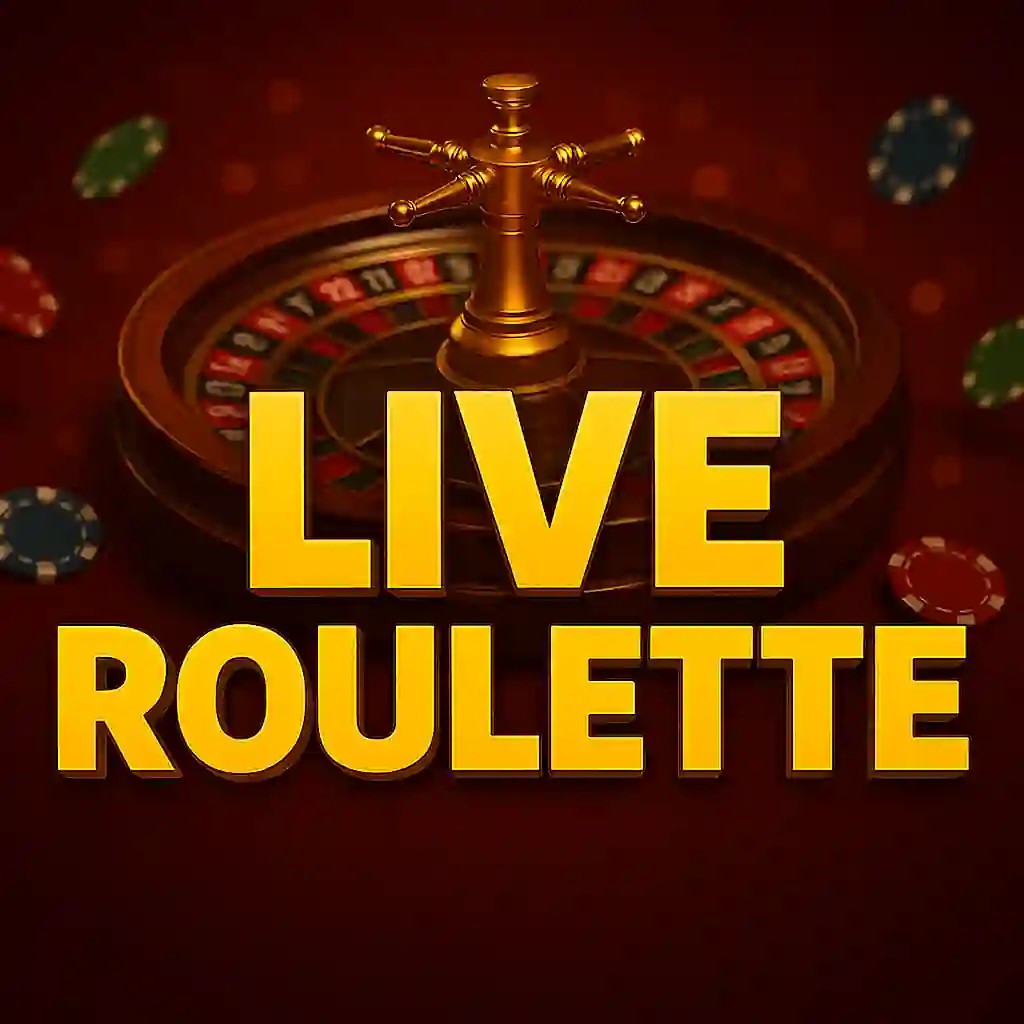 Official Live Casino logo: Live Roulette by Evolution at Nyxbets Casino