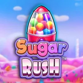 Sugar Rush slot logo by Pragmatic Play at Nyxbets CasinoSugar Rush